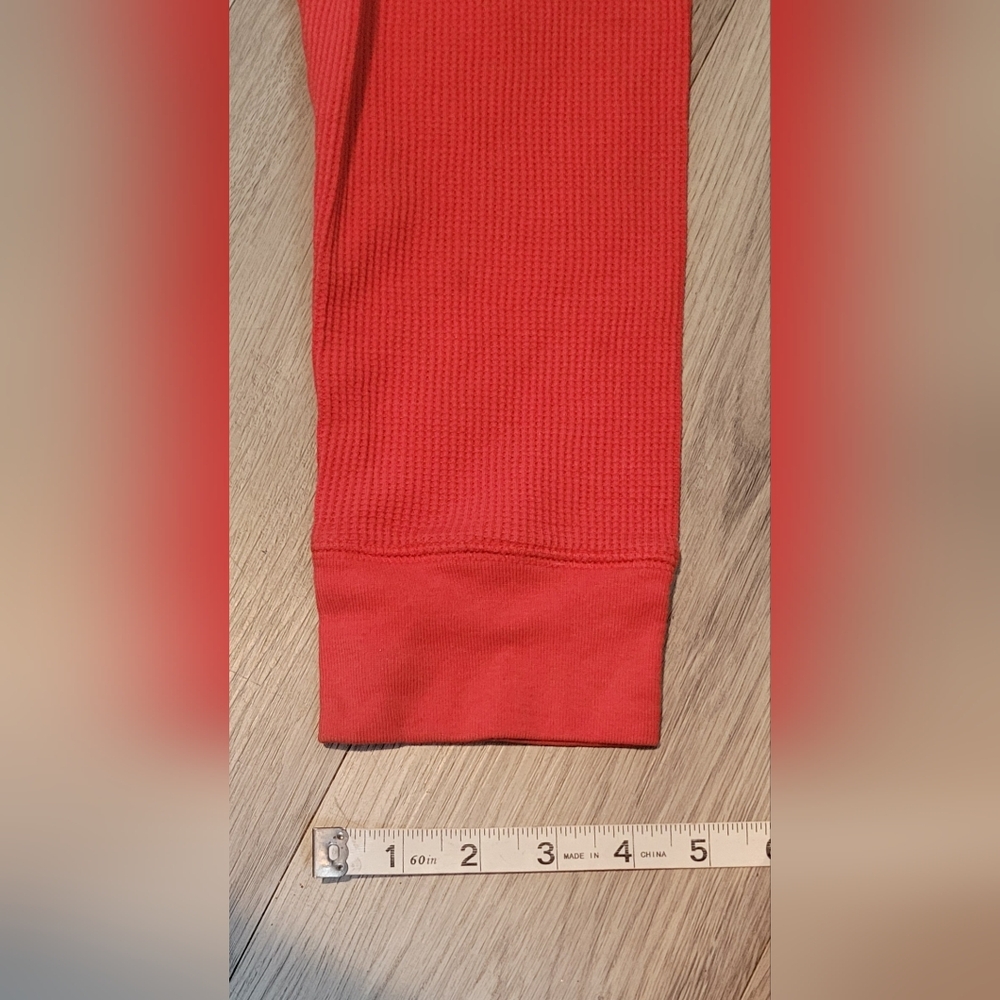 Wonder Nation Henley Colorblock Orange, Yellow, Blue Long Sleeve Top, Boy's XXL - Picture 7 of 13